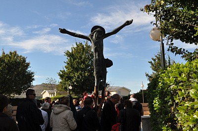 The 'miraculous' Risen Christ Statue behind the St.James Church