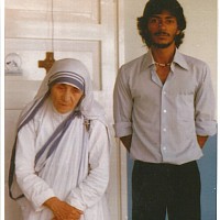 With Blessed Mother Teresa 1985