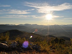 View from the top of Cross Mountain